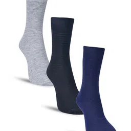 Dollar Socks Men Pack of 3 Cotton Calf-Length Socks-picture-29