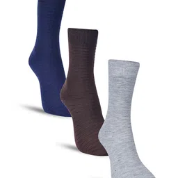 Dollar Socks Men Pack of 3 Cotton Calf-Length Socks-image-70