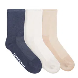 Heelium Pack Of 3 Solid Calf-Length Socks-13