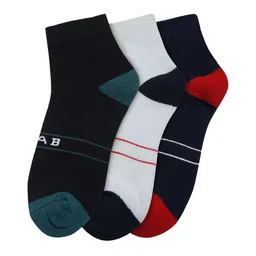 FABdon Men Pack Of 3 Anti-Odour Ankle-Length Socks-image-10