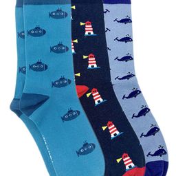 Mint & Oak Men Pack Of 3 Above Ankle-Length Socks-image-29