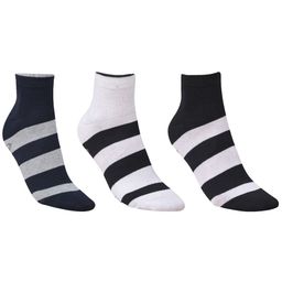 Dollar Socks Men Pack Of 3 Patterned Cotton Ankle-Length Socks-image-44