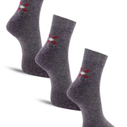 Dollar Socks Men Pack Of 3 Assorted Cotton Above Ankle-Length Socks-image-98