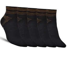 Dollar Socks Men Assorted Pack Of 5 Cotton Above Ankle-Length Socks-image-92