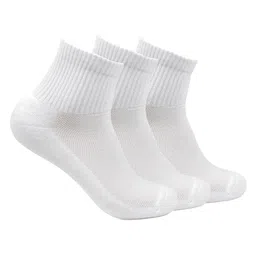 Bonjour Men Pack of 3 White Terry Ankle-Length Socks-picture-7