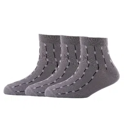Cotstyle Men Pack Of 3 Patterned Pure Cotton Above Ankle-Length Socks-image-78