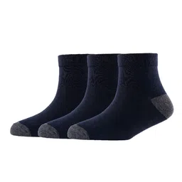 Cotstyle Men Pack Of 3 Patterned Pure Cotton Above Ankle-Length  Socks-image-86