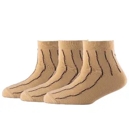 Cotstyle Men Pack Of 3 Patterned Pure Cotton Above Ankle-Length Socks-4