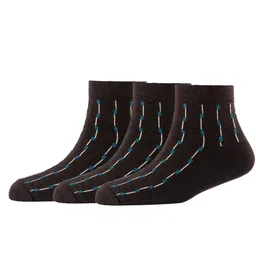 Cotstyle Men Pack Of 3 Patterned Pure Cotton Above Ankle-Length Socks-14