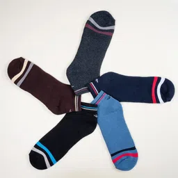 Cotstyle Men Pack Of 3 Assorted Ankle-Length Socks-44