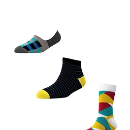 Cotstyle Men Pack Of 3 Assorted Ankle-Length Socks-50