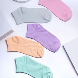 Brauch Women Pack Of 5 Assorted Ankle-Length Socks-26