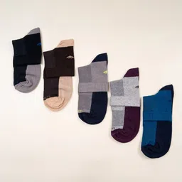 Cotstyle Men Pack Of 5 Assorted Ankle-Length Socks-13