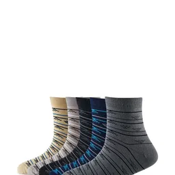 Cotstyle Men Pack Of 5 Assorted Ankle-Length Socks-34