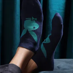 Playboy Men Pack Of 3 Patterned Ankle-Length Socks-image-29
