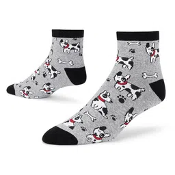 Dynamocks Patterned Ankle-Length Socks-1