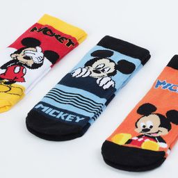 max Women Pack Of 3 Mickey Mouse Patterned Ankle Length Socks-image-65