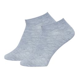 SECRETS BY ZEROKAATA Women Grey Pack Of 2 Ankle Length Socks-image-49