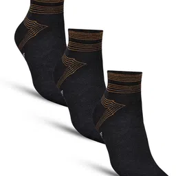 Dollar Socks Men Pack Of 3 Assorted Cotton Ankle Length Socks-image-93