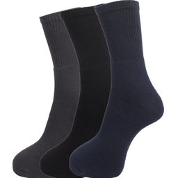 Dollar Men Pack of 3 Assorted Cotton Above Ankle Length Socks-image-9