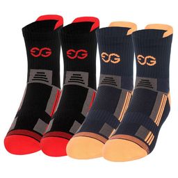 SuperGear Men Marathon Running Pack of 4 Ankle Length Cotton Sports Socks-image-89