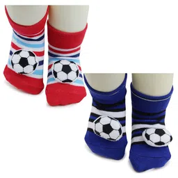 BAESD Infants Pack Of 2 Patterned Ankle Length Socks image 4
