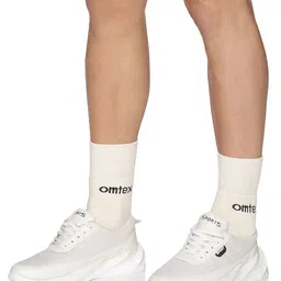 Omtex Men Patterned Reinforced Heel Calf Length Socks image 3