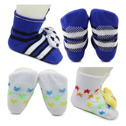 BAESD Infants Pack Of 2 Patterned Ankle Length Socks image 3