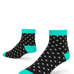 Dynamocks Unisex Pack Of 4 Patterned Ankle-Length Socks image 4