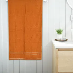 Kuber Industries Brown Solid 400 GSM Soft Cotton Bath Towel-62
