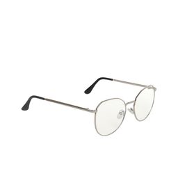 CRIBA Unisex Clear Lens & Gunmetal-Toned Aviator Sunglasses with UV Protected Lens-13