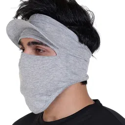 Gajraj Pack Of 2 Strechable Full Face Masks With Visor image 5