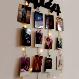 VAH Kya Bat Hai !! Black Wooden Photo Frame With Clips-image-74