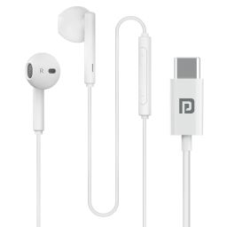 White Portronics Conch Tune C Wired Earphones with Mic – Best Wired Earphones for Mobile and Laptop Use-17