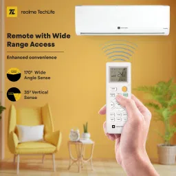 realme techlife 2025 1 Ton 3 Star Split Inverter 5-in-1 Convertible with Rapid Cool Technology Smart AC with Wi-fi Connect- White image 5