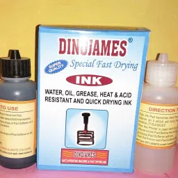 Fast Dryink Ink with Pad softener 100 ml- Black Stamp Pad Ink-23