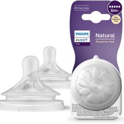 Natural Response Teat SCY965/02 | 6m+ age | Flow 5 | BPA free Fast Flow Nipple-picture-29