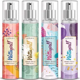 Wottagirl Wood Body Splash Spray For Women 25Ml Pack Of 4 Eau de Cologne - 25 ml-image-26