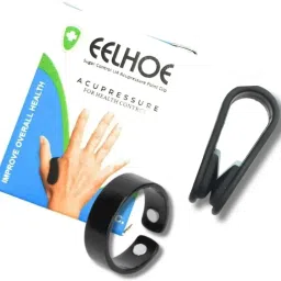 MARCRAZY Sugar & BP Support Set – Acupressure Ring & Clip for Natural Wellness & Comfort Massager-22