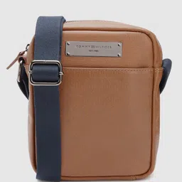 Tommy Hilfiger Men Messenger Leather Bag-image-88