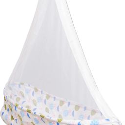 vparents fruity Baby Cradle with Attached bed and Mosquito net and Window Metal Hanger image 4