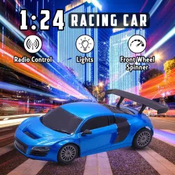 wembley High Speed Mini 1:24 Scale Rechargeable Remote Control car with Lithium Battery image 4