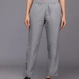 Women Solid Grey Track Pants-image-66