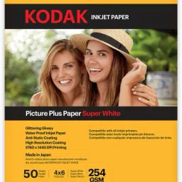 254 GSM 50 Sheet RC(ResinCoated) HighGlossy PicturePlus Super White Waterproof unruled 4R (102x152mm) Inkjet 254 gsm Photo Paper-image-58
