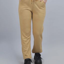 Women Solid Gold Track Pants-image-46