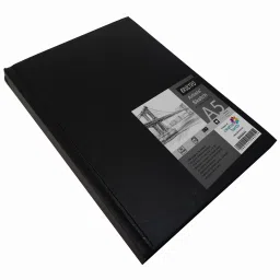 brustro Artists Stitched Bound Sketch Book, A5 Size, 156 Pages, 90 GSM Sketch Pad image 2