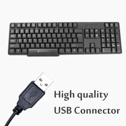 ZEBRONICS K20 Wired Keyboard + Alex Optical Mouse Combo Set image 2