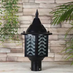 superscape outdoor lighting Black Mild Steel Gate Light-picture-9