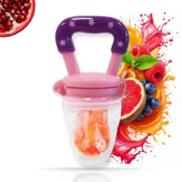 Baby Fruit Feeder – Silicone Food & Fruit Nibbler with Extra Mesh Feeder-12