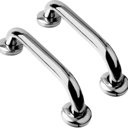 Wall Mounted Safety Hand Support Balance Handle Bar, Chrome 8 Inch(Pack of 2) Shower Grab Bar-image-44